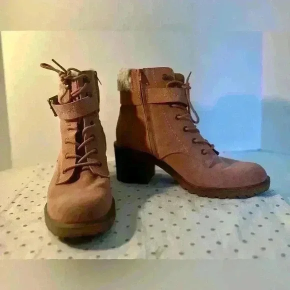 Shearling and Suede Boots by Zodiac - Picture 2 of 13